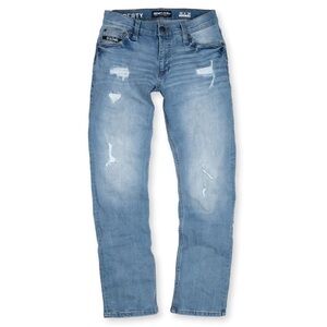 Howitzer Liberty Men's Light Blue Destressed Jeans